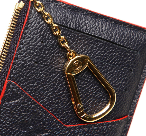 ルイ ヴィトン アンプラント ポルトカルトレクトヴェルソ M69420 ネイビー レザー コインケース ユニセックス LOUIS VUITTON 中古