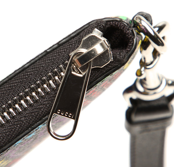 グッチ サイケデリック 603734  マルチカラー PVC レザー ポーチ ユニセックス GUCCI 中古