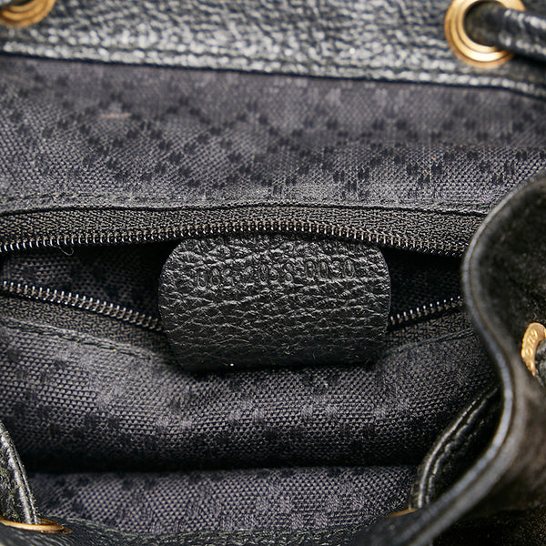 グッチ バンブー リュック バックパック 003 2058 ブラウン スウェード レディース GUCCI 【中古】