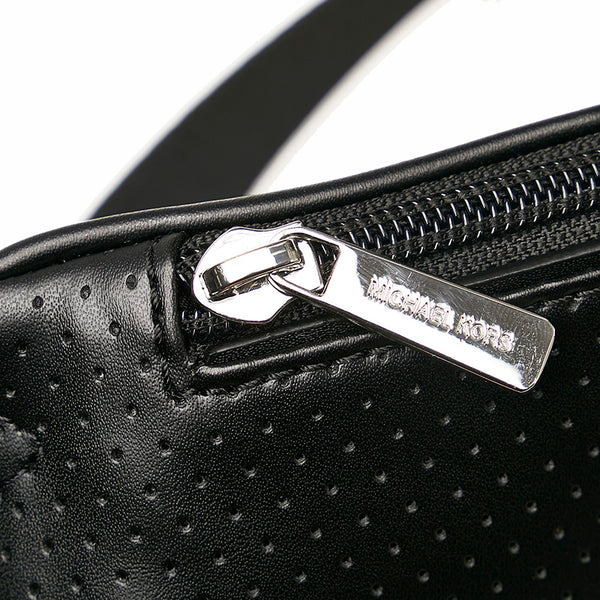 マイケルコース ブラック レザー ボディバッグ メンズ Michael Kors 【中古】