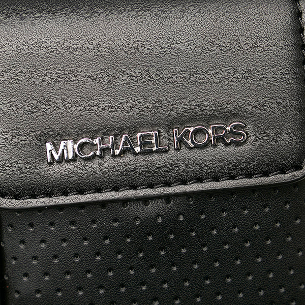 マイケルコース ブラック レザー ボディバッグ メンズ Michael Kors 【中古】