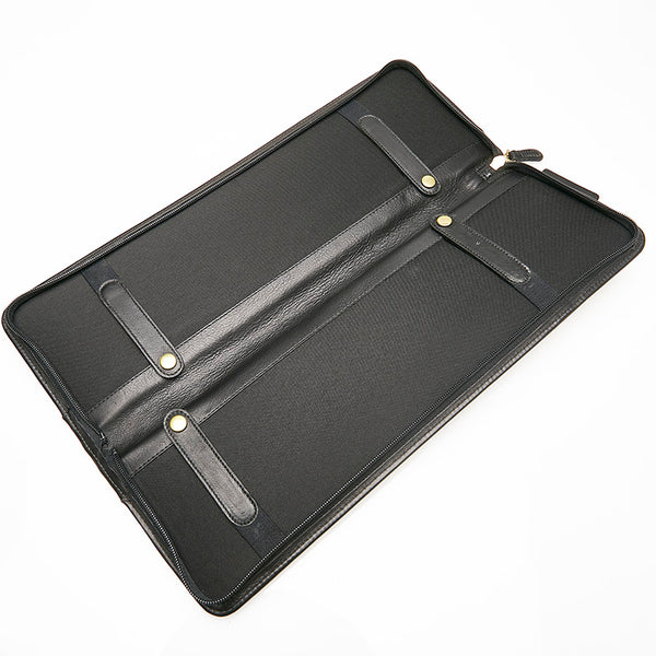 コーチ ブラック レザー ネクタイケース メンズ COACH 【中古】