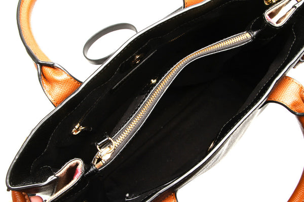 バーバリー ノバチェック ブラック ブラウン レザー ハンドバッグ レディース BURBERRY 中古