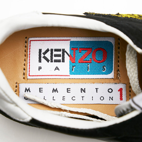 ケンゾー ブラック ナイロン スウェード スニーカー レディース KENZO 【中古】