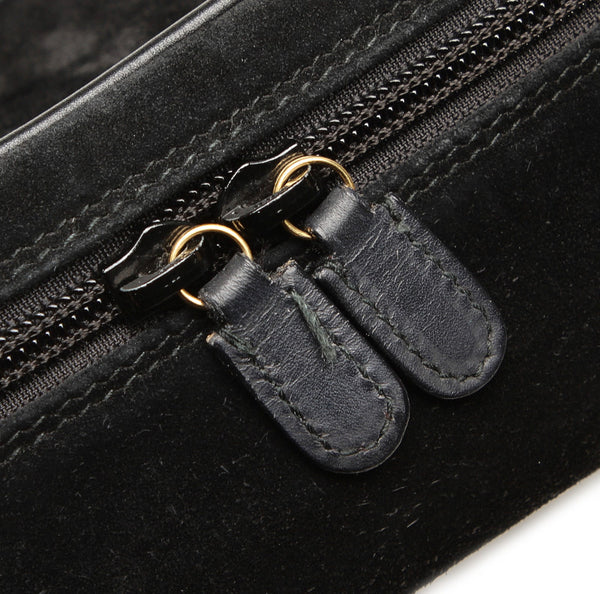 グッチ 032・1705・0141 ブラック スウェード バニティバッグ レディース GUCCI 中古