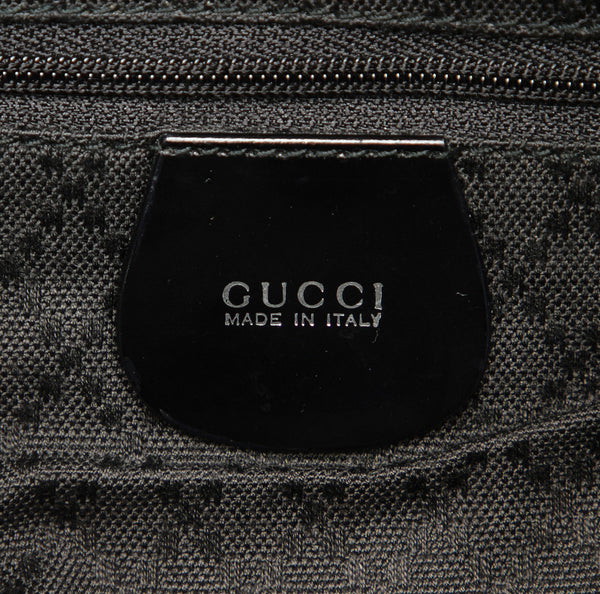 グッチ バンブー 000.1998 ブラック ナイロン トートバッグ レディース GUCCI 中古
