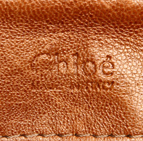 クロエ ブラウン レザー ショルダーバッグ レディース Chloe 中古