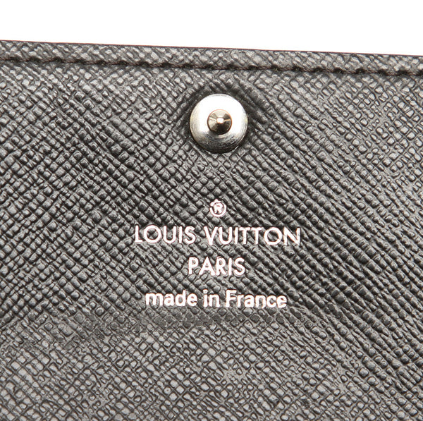 ルイ ヴィトン ダミエ グラフィット ミュルティクレ6 N62662 グレー ブラック PVC レザー キーケース メンズ LOUIS VUITTON 中古