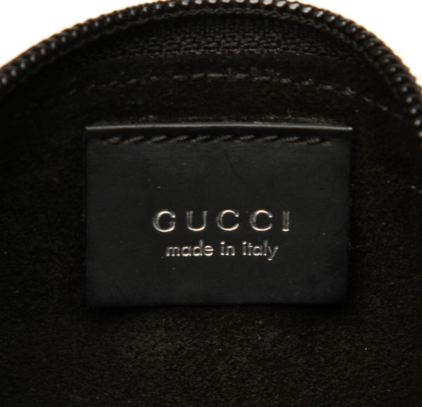 グッチ 001・1978 ブラック レザー 肩掛け ショルダーバッグ レディース GUCCI 中古