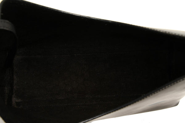 グッチ 001・1978 ブラック レザー 肩掛け ショルダーバッグ レディース GUCCI 中古