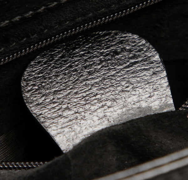 グッチ 002・2123・0452 ブラック　 レザー ハンドバッグ レディース GUCCI 中古