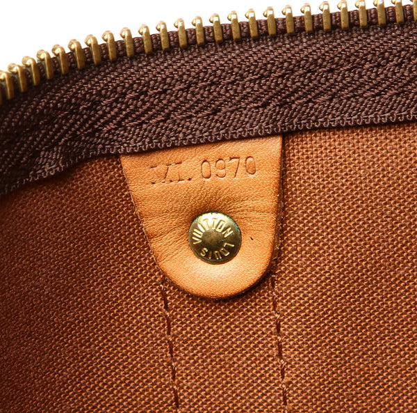 ルイ ヴィトン モノグラム キーポル50 バンドリエール M41416 ブラウン PVC レザー ボストンバッグ ユニセックス LOUIS VUITTON 中古