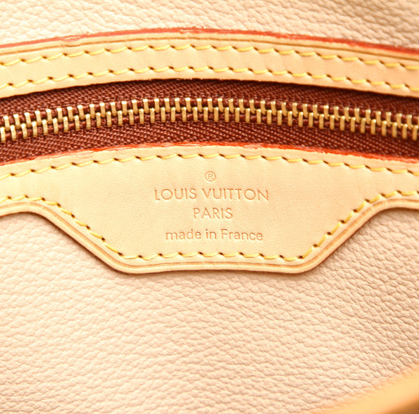 ルイ ヴィトン モノグラム バケットPM M42238 ブラウン PVC レザー トートバッグ レディース LOUIS VUITTON 中古