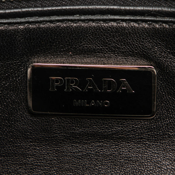 プラダ アイボリー スウェード ハンドバッグ レディース PRADA 中古
