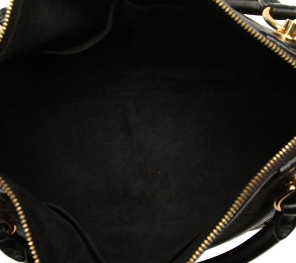 ルイ ヴィトン アンプラント V トート MM M44421 ブラック レザー トートバッグ レディース LOUIS VUITTON 中古