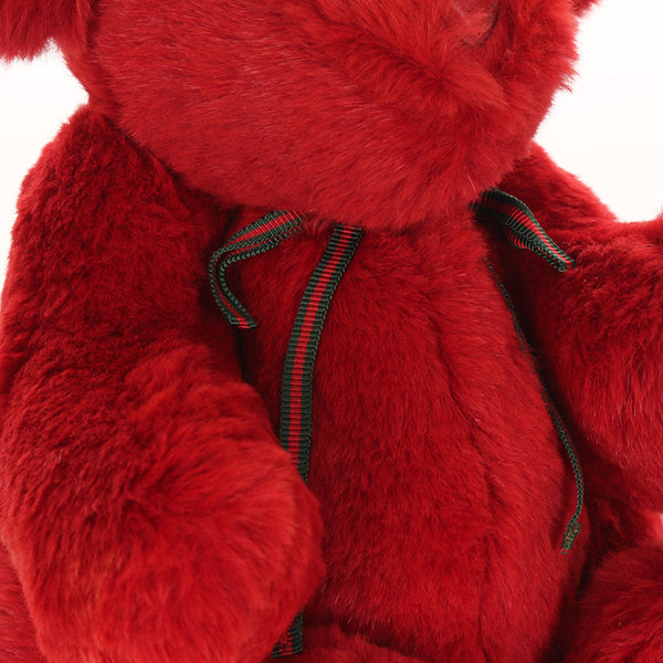 グッチ テディベア レッド ファー その他雑貨 レディース GUCCI 【中古】