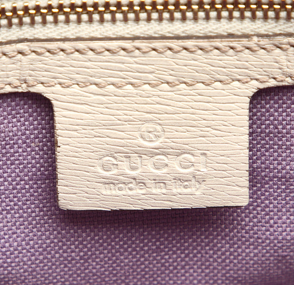 グッチ 309617 ホワイト  レザー ショルダーバッグ レディース GUCCI 中古