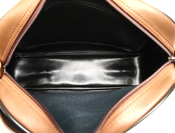 バーバリー ノバチェック ベージュ ブラウン キャンバス レザー 肩掛け ショルダーバッグ レディース BURBERRY 中古