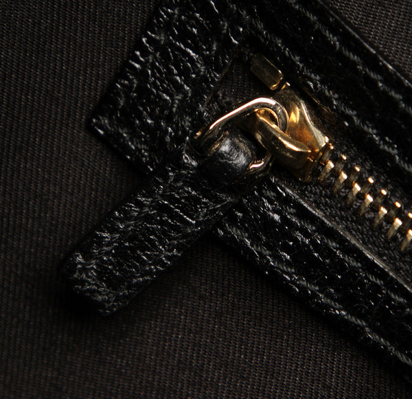 グッチ GGキャンバス バンブー 137379 ブラック 黒 キャンバス レザー ショルダーバッグ レディース GUCCI 中古