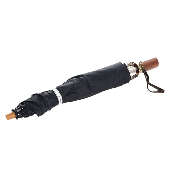 サンローラン 折り畳み傘 ネイビー ナイロン レディース SAINT LAURENT 【中古】