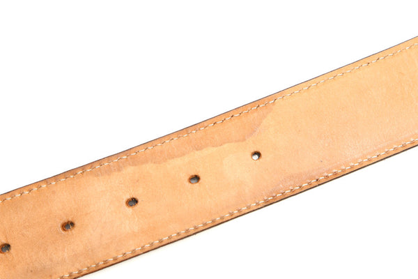 グッチ GGインプリメ 114984 ゴールド PVC レザー ベルト ユニセックス GUCCI 中古