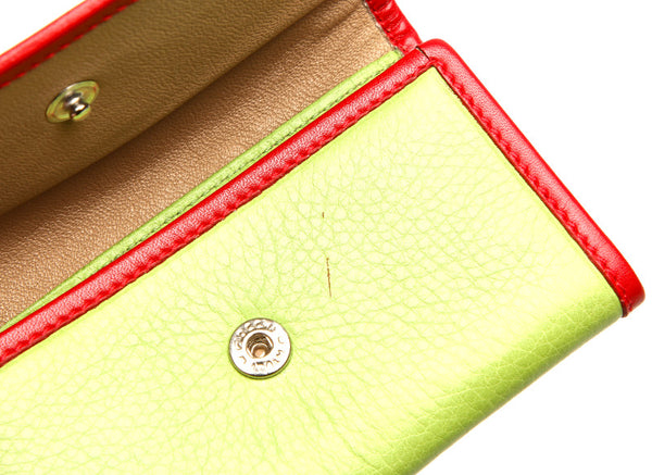セリーヌ イエロー グリーン レザー キーケース レディース CELINE 中古