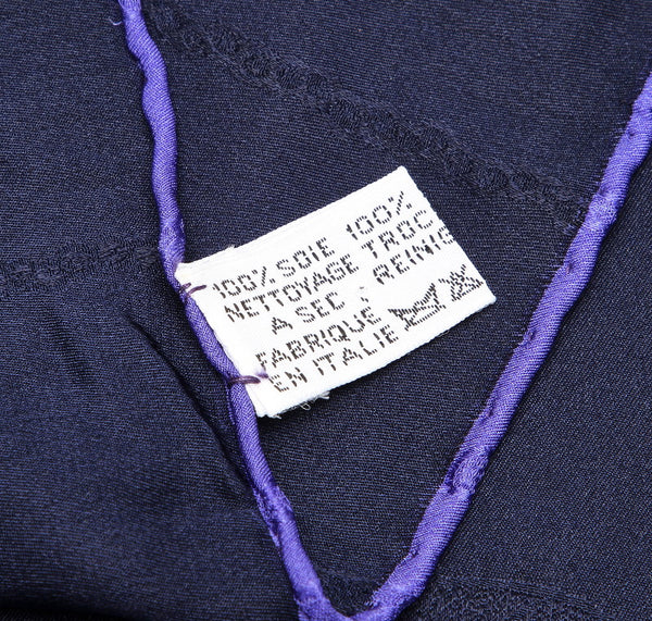 カルティエ ネイビー シルク スカーフ レディース CARTIER 中古