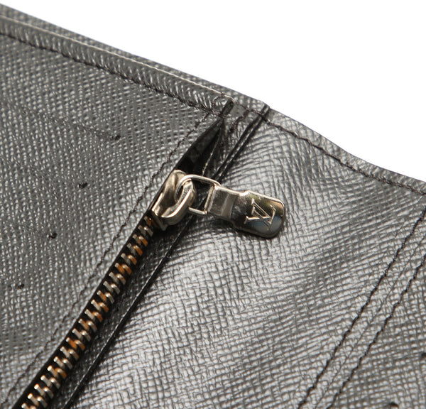 ルイ ヴィトン タイガ ポルトフォイユ・ロン M30541 ブラック PVC 長財布 メンズ LOUIS VUITTON 中古