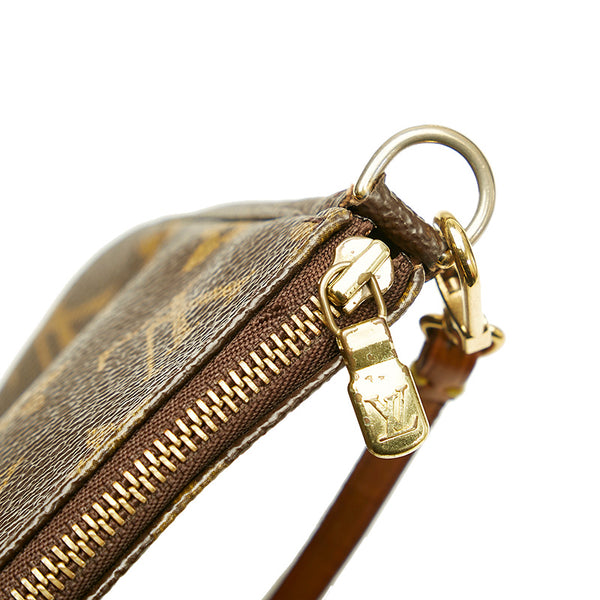 ルイ ヴィトン モノグラム アクセソワール M51980 ブラウン PVC レザー ハンドバッグ レディース LOUIS VUITTON 【中古】