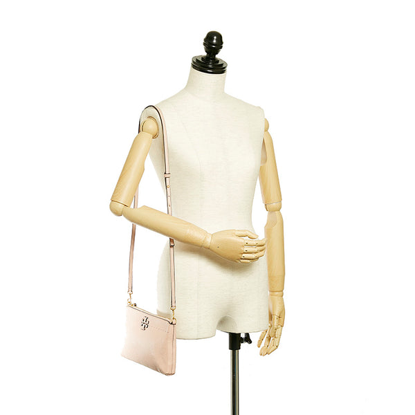 トリーバーチ ピンク レザー ショルダーバッグ レディース Tory Burch 【中古】