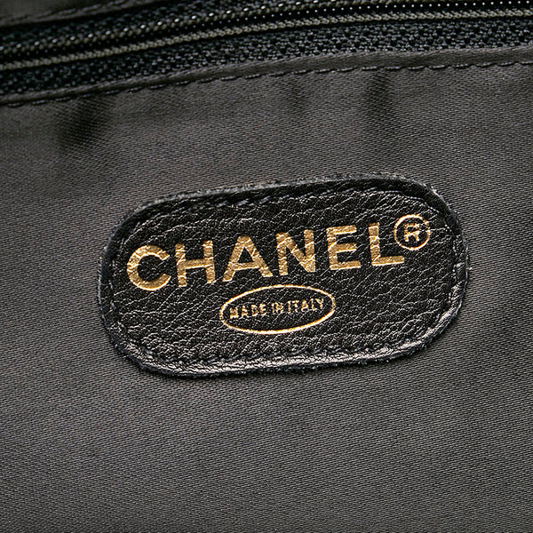 シャネル マトラッセ ココマーク トートバッグ ブラック スウェード レディース CHANEL 【中古】