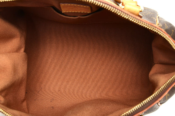 ルイ ヴィトン モノグラム ティボリPM M40143 ブラウン PVC レザー ハンドバッグ レディース LOUIS VUITTON 中古
