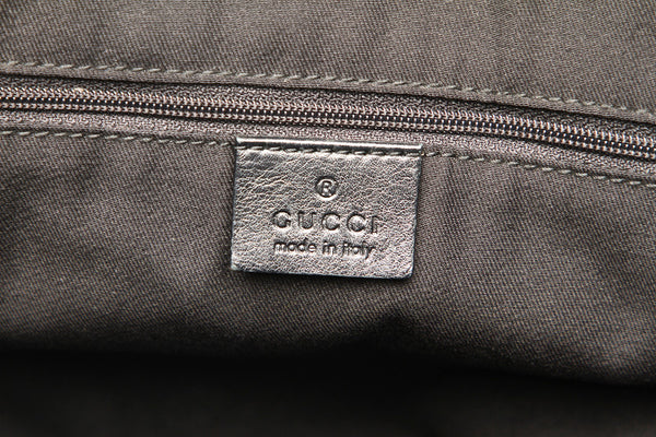 グッチ GGキャンバス 169946 ブラック キャンバス レザー トートバッグ レディース GUCCI 中古