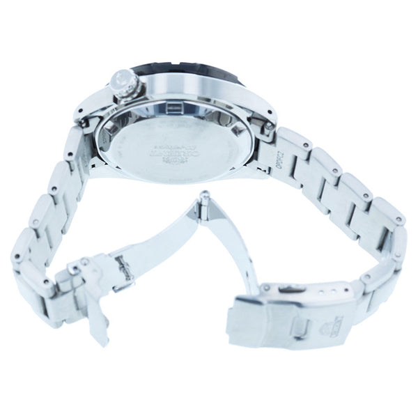 オリエント EL0A-D1-B　CA エムフォース ダークネイビー ブラック ステンレス 腕時計 メンズ ORIENT 自動巻き ネイビー文字盤 【中古】