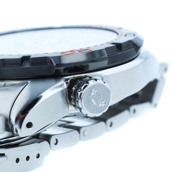 オリエント EL0A-D1-B　CA エムフォース ダークネイビー ブラック ステンレス 腕時計 メンズ ORIENT 自動巻き ネイビー文字盤 【中古】