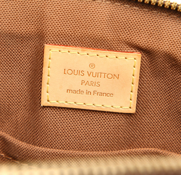 ルイ ヴィトン モノグラム ティボリ M40143 ブラウン PVC レザー ショルダーバッグ レディース LOUIS VUITTON 中古