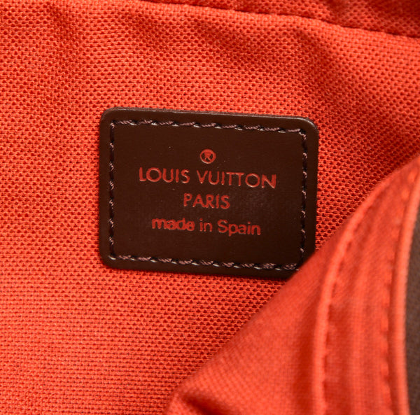 ルイ ヴィトン ダミエ ジェロニモス N51994 ブラウン PVC レザー ショルダーバッグ ユニセックス LOUIS VUITTON 中古