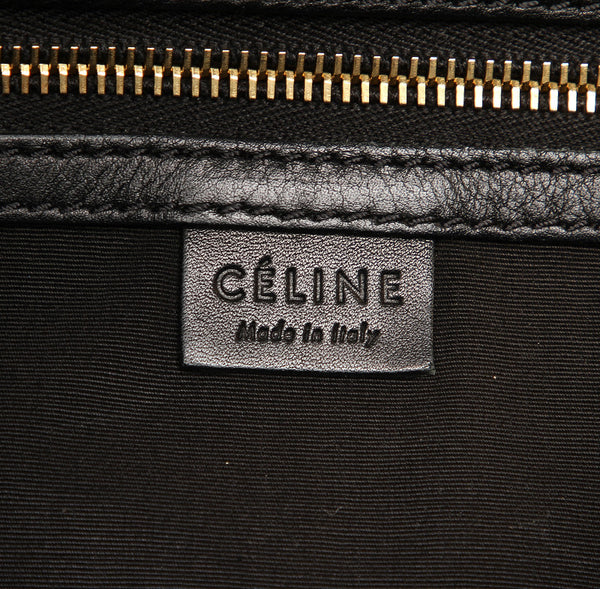 セリーヌ ブラック レザー ハンドバッグ ショルダーバッグ 2WAY レディース CELINE 【中古】
