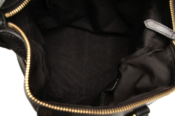セリーヌ ブラック レザー ハンドバッグ ショルダーバッグ 2WAY レディース CELINE 【中古】