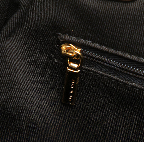 ドルチェアンドガッバーナ ブラック エナメル ハンドバッグ ショルダーバッグ 2WAY レディース DOLCE&GABBANA 中古