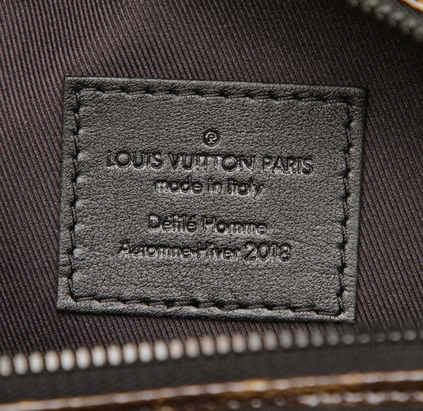 ルイ ヴィトン モノグラム グレーズ メッセンジャーPM M43895 ブラウン PVC レザー メッセンジャーバッグ ユニセックス LOUIS VUITTON 中古