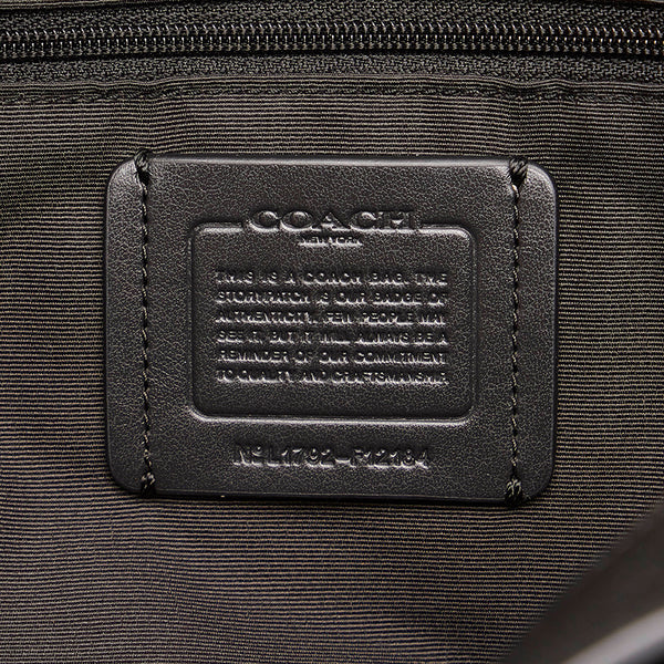 コーチ トートバッグ ブラック レザー レディース COACH 【中古】