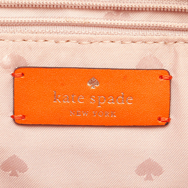 ケイトスペード トートバッグ オレンジ レザー レディース Kate Spade 【中古】