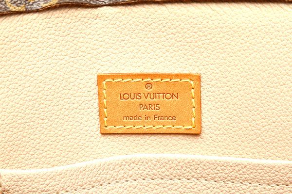 ルイ ヴィトン モノグラム サック・プラ M51140 ブラウン 茶 PVC レザー ハンドバッグ レディース LOUIS VUITTON 中古