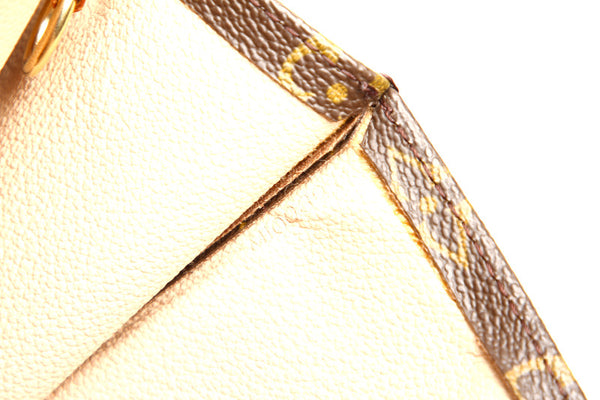 ルイ ヴィトン モノグラム サック・プラ M51140 ブラウン 茶 PVC レザー ハンドバッグ レディース LOUIS VUITTON 中古