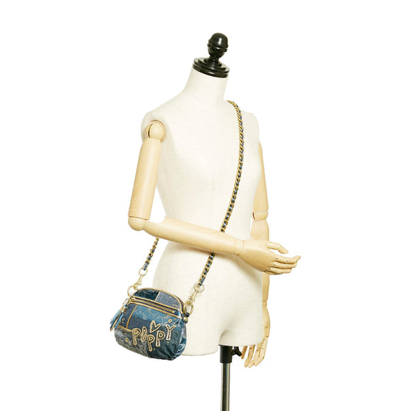 コーチ ポピー 15423 デニム ショルダーバッグ レディース COACH 【中古】