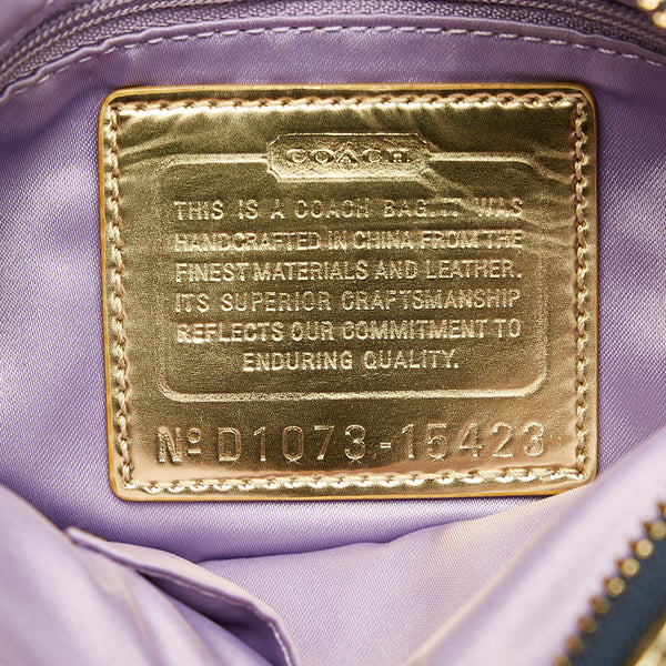 コーチ ポピー 15423 デニム ショルダーバッグ レディース COACH 【中古】