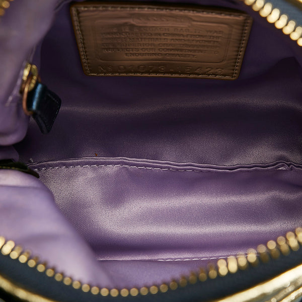 コーチ ポピー 15423 デニム ショルダーバッグ レディース COACH 【中古】