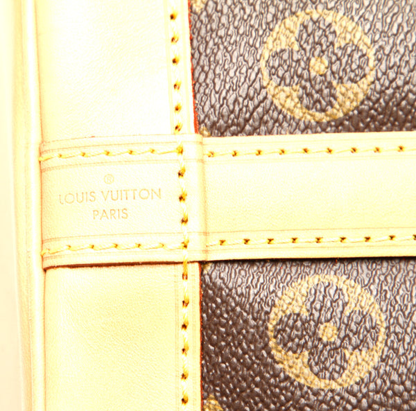ルイ ヴィトン モノグラム ノエＢＢ M40817 ブラウン 茶 PVC レザー ショルダーバッグ レディース LOUIS VUITTON 中古