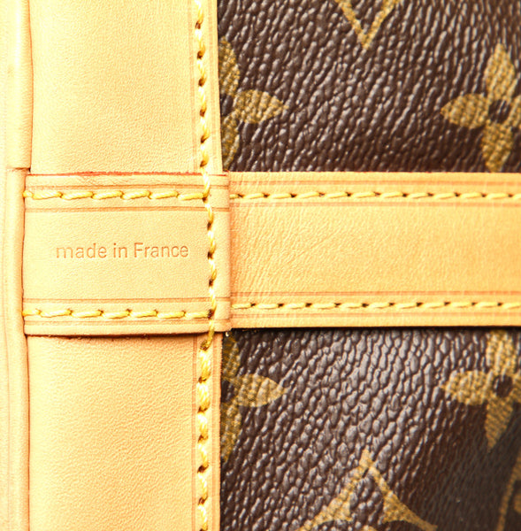 ルイ ヴィトン モノグラム ノエＢＢ M40817 ブラウン 茶 PVC レザー ショルダーバッグ レディース LOUIS VUITTON 中古